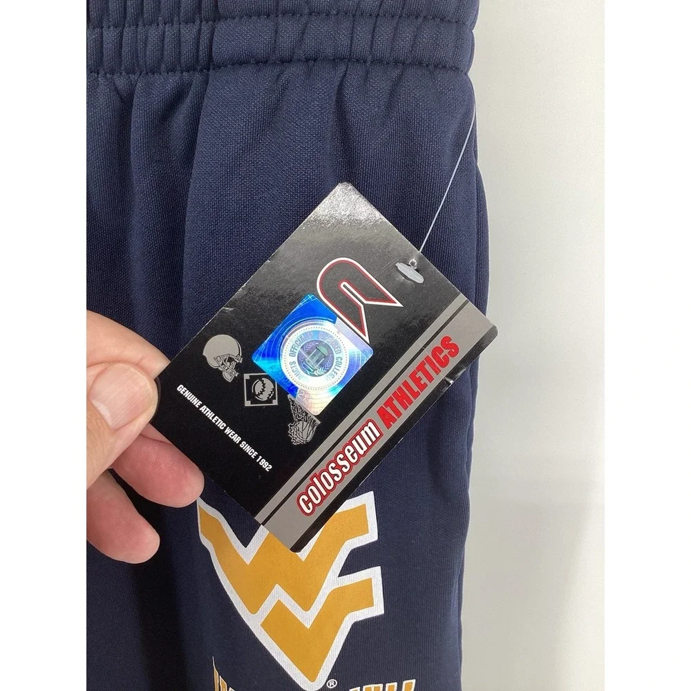 Youth Colosseum West Virginia Mountaineers Performance Sweatpants  Navy Small